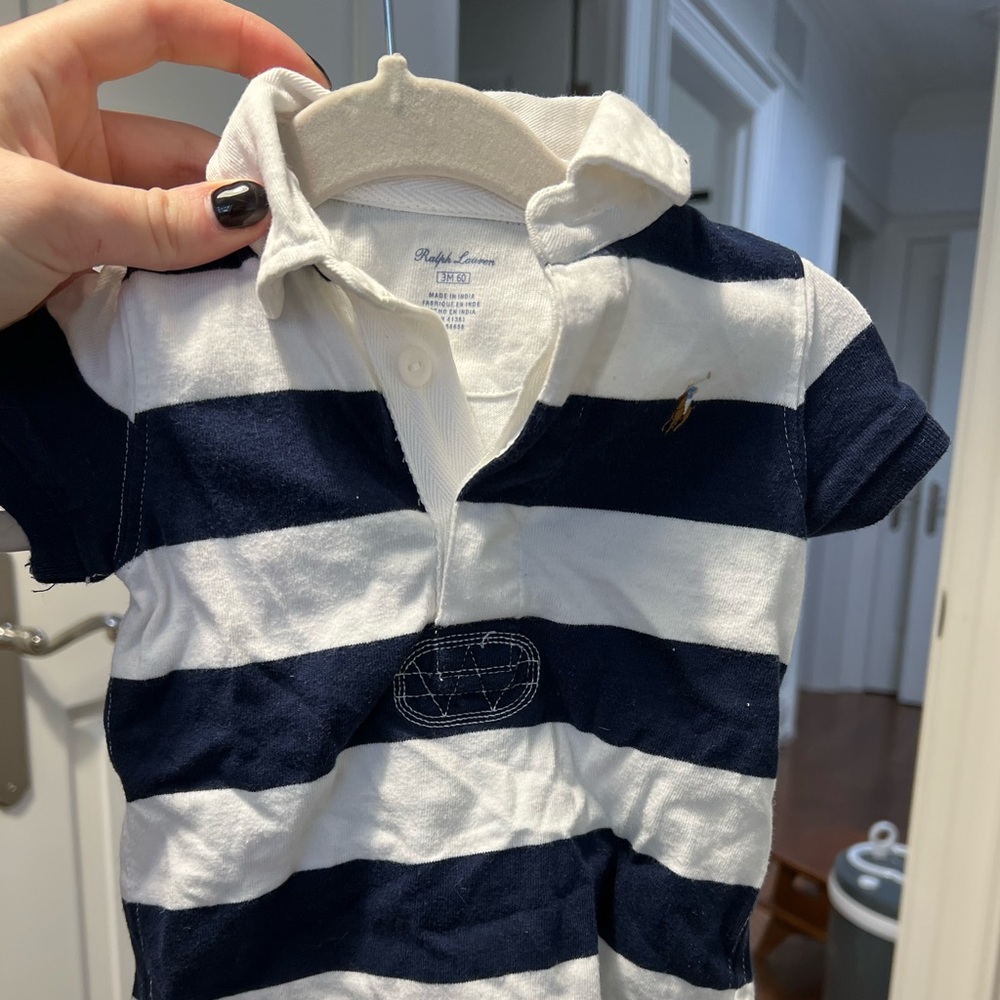 Ralph Lauren baby polo shortalls